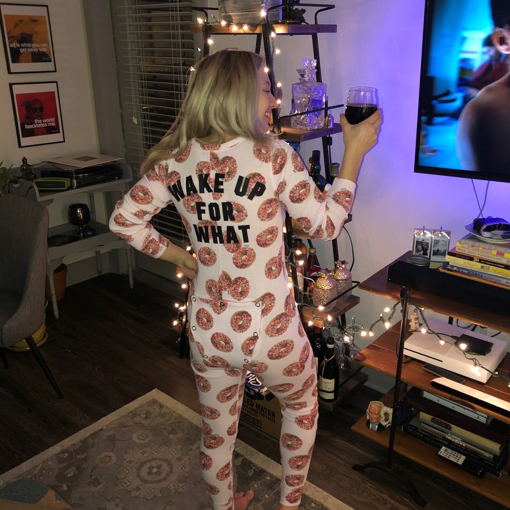 VS PINK DONUTS ONESIE 🍩